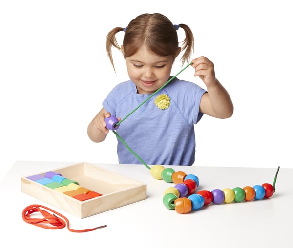 Melissa & Doug Primary Lacing Beads motorspel