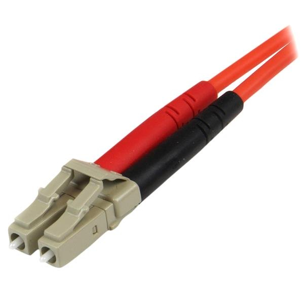 StarTech.com 50FIBLCST5 InfiniBand- ja kuituoptiikkakaapeli 5 m LC ST Punainen