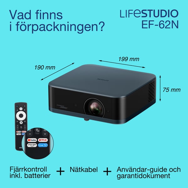 Epson Lifestudio Pop Plus — EF-62N marinblå