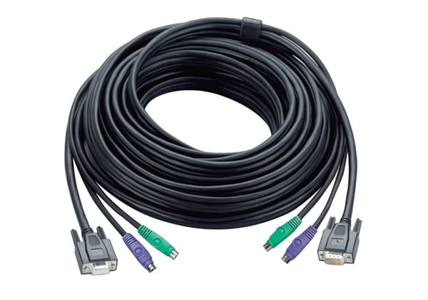 ATEN PS/2 KVM Cable KVM-kabel Sort 1,2 m