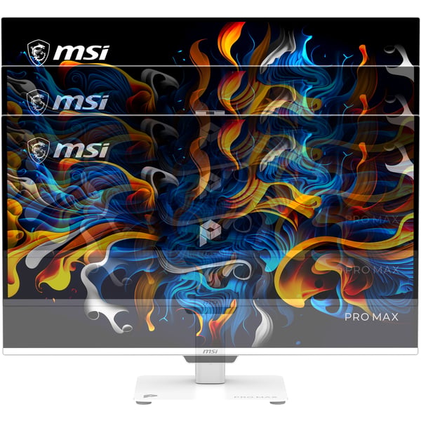 MSI Pro MAX 271UPXW12G tietokoneen litteä näyttö 67,3 cm (26.5") 3840 x 2160 pikseliä UltraWide Full HD QD-OLED Valkoinen