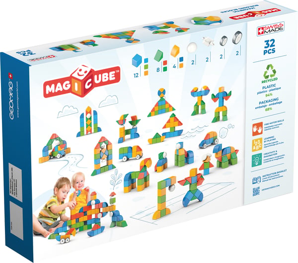 Geomag MagiCube 4 Shapes Recycled World
