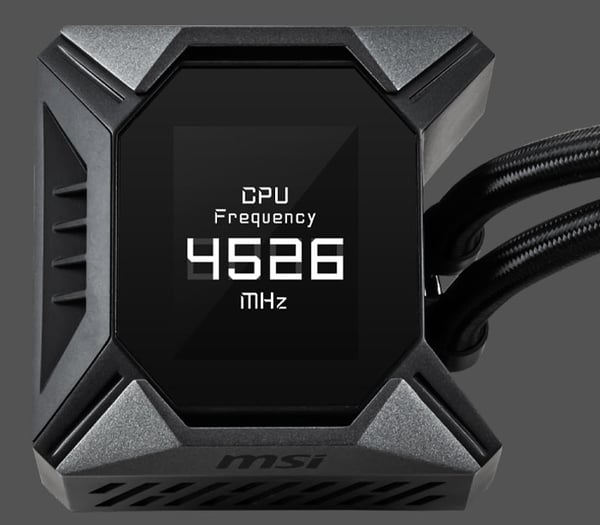 MSI MPG CORELIQUID K240 V2 kylsystem för dator Datorväska Nedkylningssats 12 cm Svart
