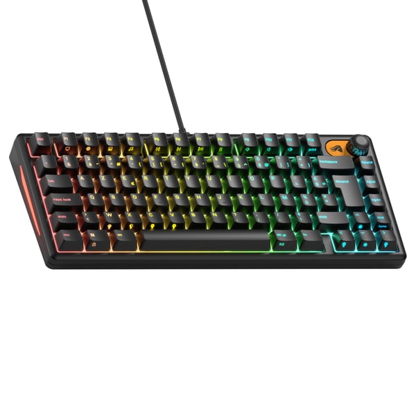 Glorious Gaming GMBK 75% tastatur Spil USB AZERTY Fransk Sort Glorious Gaming GMBK 75% tastatur Spil USB AZERTY Fransk Sort