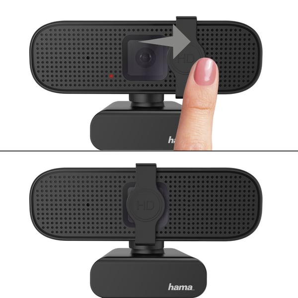 Hama C-400 verkkokamera 2 MP 1920 x 1080 pikseliä USB 2.0 Musta