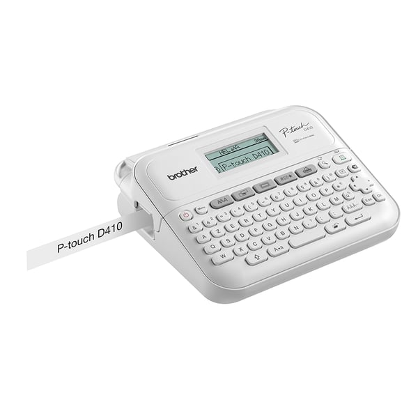 Brother PT-D410 etiketprinter Termisk overførsel 180 x 180 dpi 20 mm/sek. Ledningsført TZe QWERTY