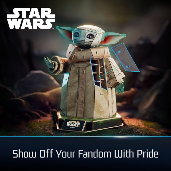 4D Build Star Wars Grogu 3D puslespil 108 stk Fjernsyn/film