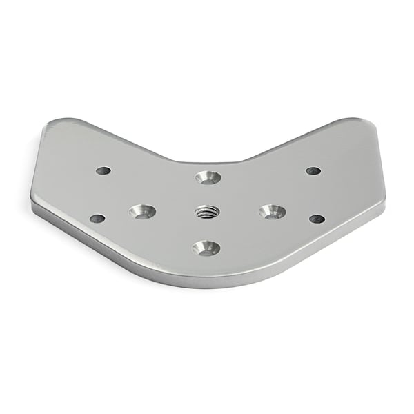 StarTech.com ARMQUADPS skærmbeslag og -stativer 68,6 cm (27") Skrivebord Sølv