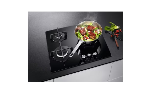 AEG HKB63320NB Sort Indbygget 60 cm Gaskomfur 3 zone(s)