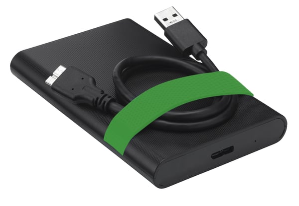 Verbatim 53111 externa hårddiskar 512 GB 5400 RPM 2.5" Micro-USB B 2.0/3.2 Gen 1 (3.1 Gen 1) Svart, Grön