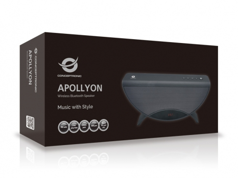 Conceptronic APOLLYON01R Kannettava ja juhlakaiutin Punainen 10 W