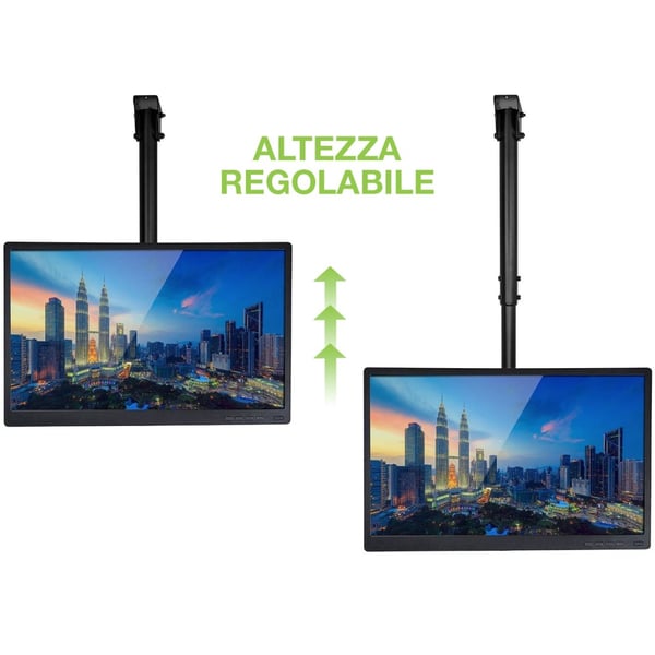 Techly ICA-CPLB 946S kyltin näyttökiinnike 177,8 cm (70") Musta