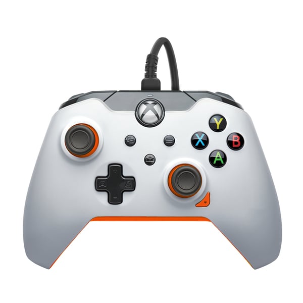 PDP 049-012-WO spelkonsoler Orange, Vit USB Spelplatta Analog / Digital PC, Xbox, Xbox One X, Xbox Series S, Xbox Series X