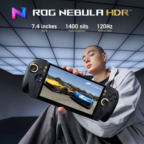 ASUS ROG XBOX Ally X20 Bundle RC74XA-TW001W bærbar spilkonsol 18,8 cm (7.4") 1 TB Berøringsskærm Wi-Fi Sort