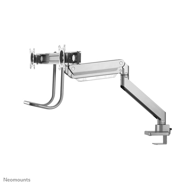 Neomounts NM-D775DXSILVER monitorin kiinnike ja jalusta 81,3 cm (32") Vastaanotto Hopea