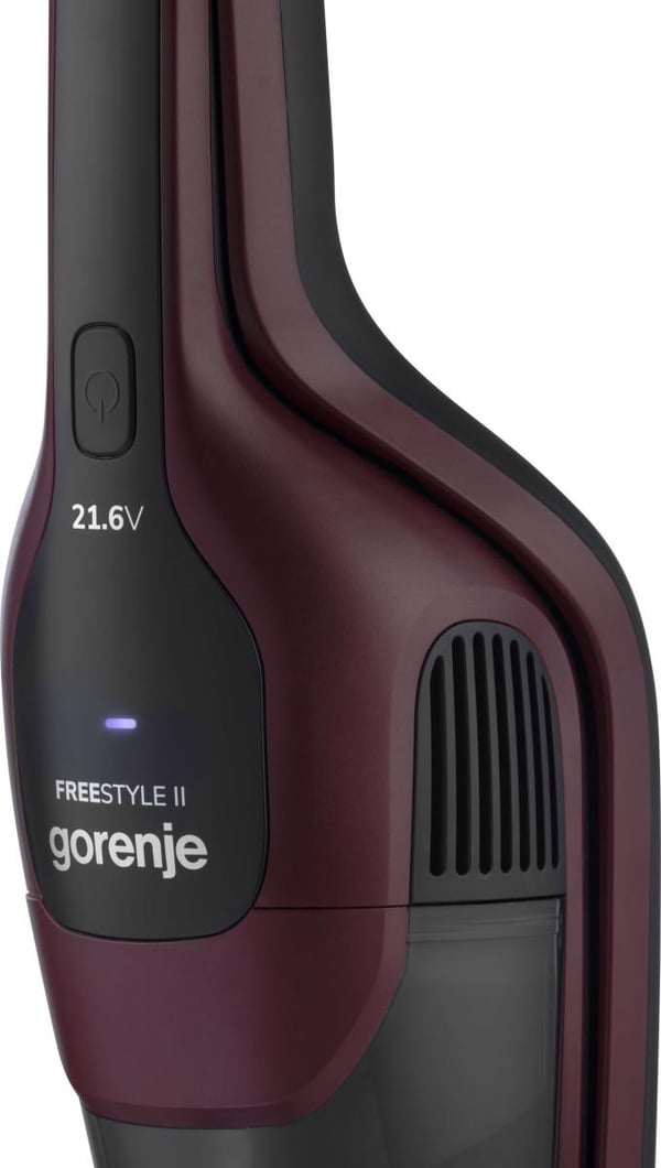 Gorenje SVC216100FSIIR 2-i-1 stangstøvsuger Batteri Dry Poseløs 0,5 L 130 W Rød