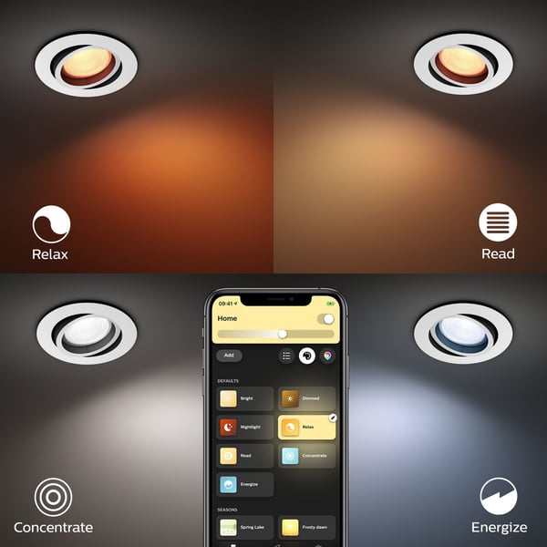 Philips Hue White and Color ambiance Upotettava Centura-kohdevalaisin