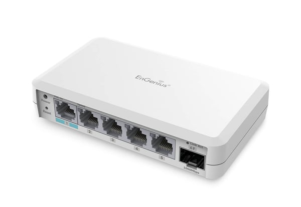 EnGenius EXT1106 netværksswitch L2 Gigabit Ethernet (10/100/1000) Strøm over Ethernet (PoE) Hvid