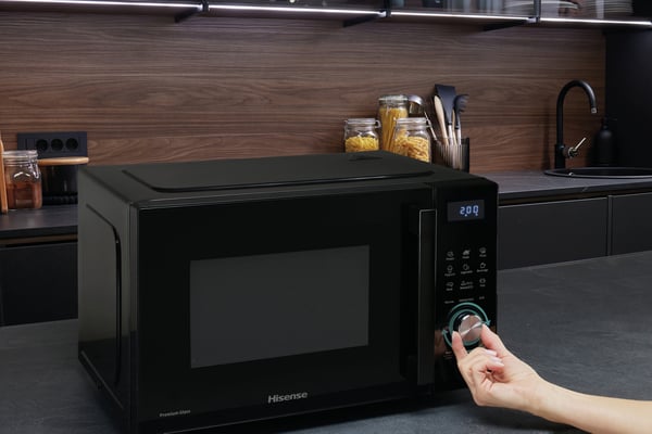 Hisense H23MOBSD1HG Sort Grill mikroovn Bordplade 23 L 800 W