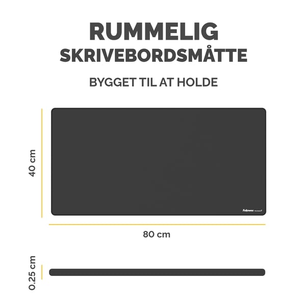 Fellowes Breyta skriveunderlag Sort
