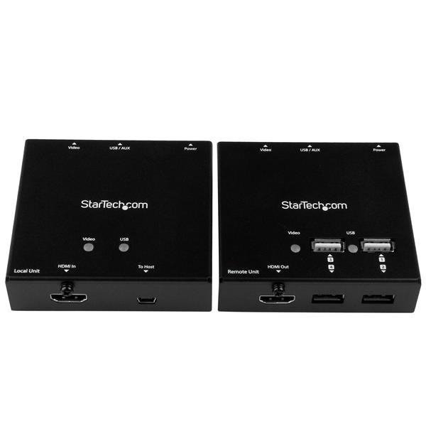 StarTech.com ST121USBHD AV-signaalin jatkaja AV-lähetin ja -vastaanotin Musta
