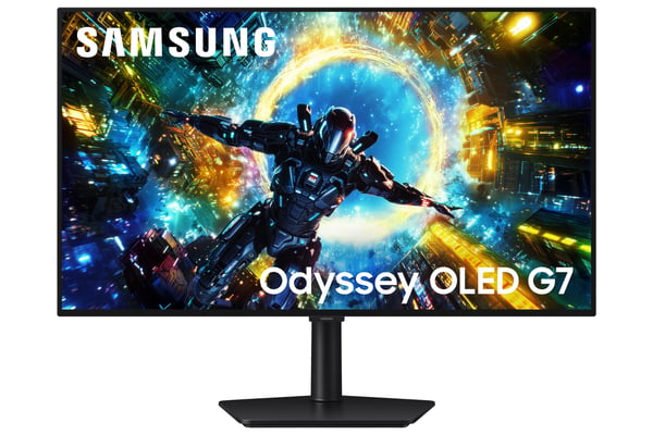 Samsung G73SH platta pc-skärmar 81,3 cm (32") 3840 x 2160 pixlar 4K Ultra HD OLED Svart