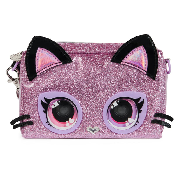 Purse Pets BAG INA PursePets Wristlet Kitty GML Sort, Lyserød Pige Lille håndtaske