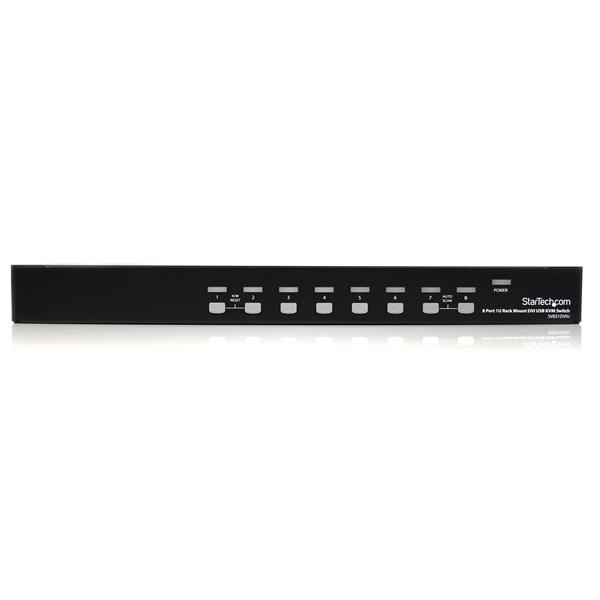 StarTech.com SV831DVIU KVM-switchar Rackmontering Svart
