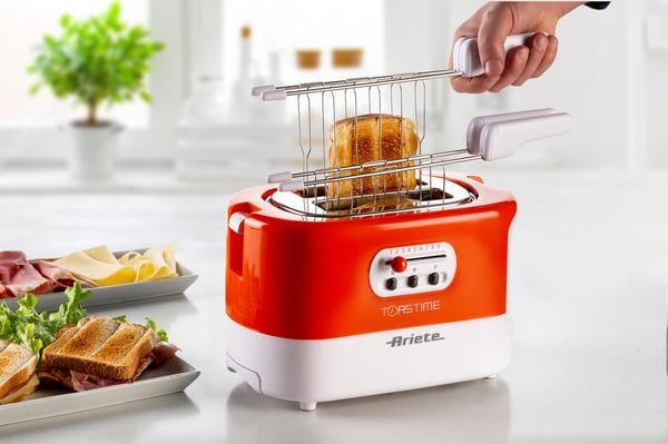 Ariete 0159/00 9 2 skive(r) 700 W Orange, Hvid