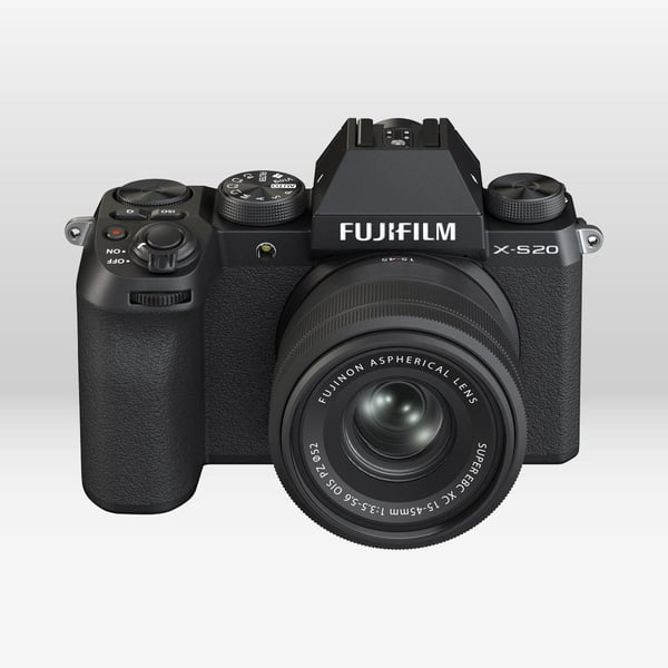 Fujifilm X -S20 + XC15-45mmF3.5-5.6 OIS PZ MILC krop 26,1 MP X-Trans CMOS 4 6240 x 4160 pixel Sort