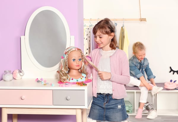 BABY born Sister Styling Head Princess Doll make-up & hair styling set