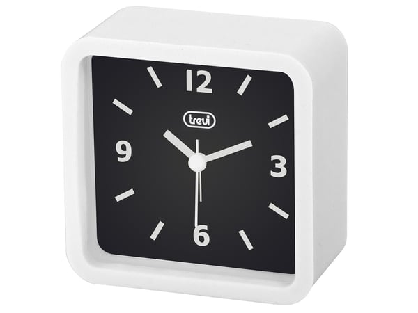 Trevi SL 3820 Quartz-väckarklocka Svart, Vit