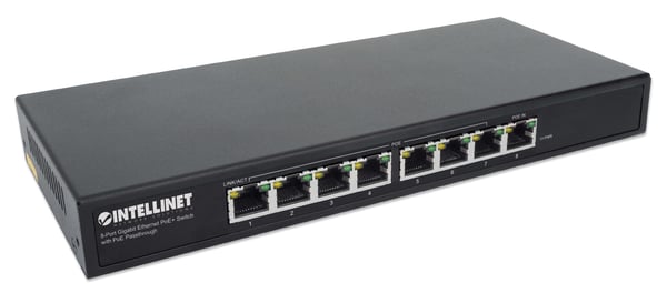 Intellinet 561679 netværksswitch Gigabit Ethernet (10/100/1000) Strøm over Ethernet (PoE) Sort