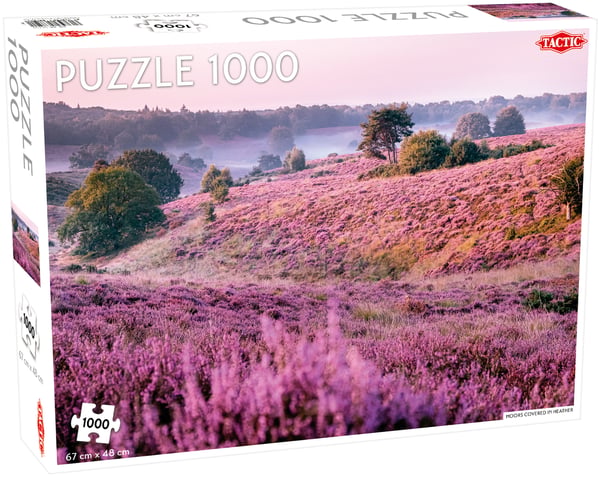 Tactic Lanscape: Moors Covered in Heather - 1000 pcs Puslespil 1000 stk Landskab