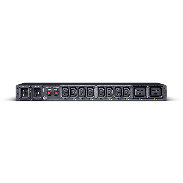 CyberPower PDU44005 tehonjakeluyksikkö 10 AC-pistorasia(a) 1U Musta