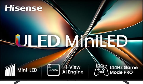 Hisense 100U7Q 2,54 m (100") 4K Ultra HD Älytelevisio Wi-Fi Musta