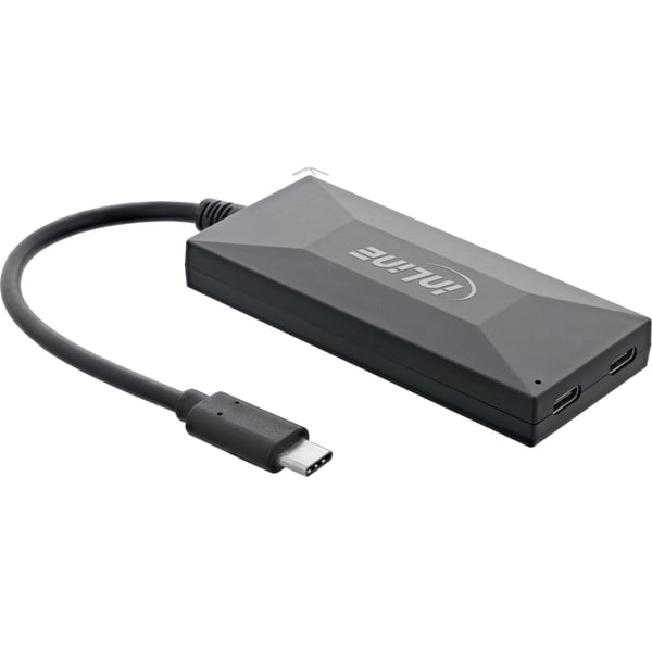InLine 35399 interface hub USB 2.0 Type-C 5000 Mbit/s Sort