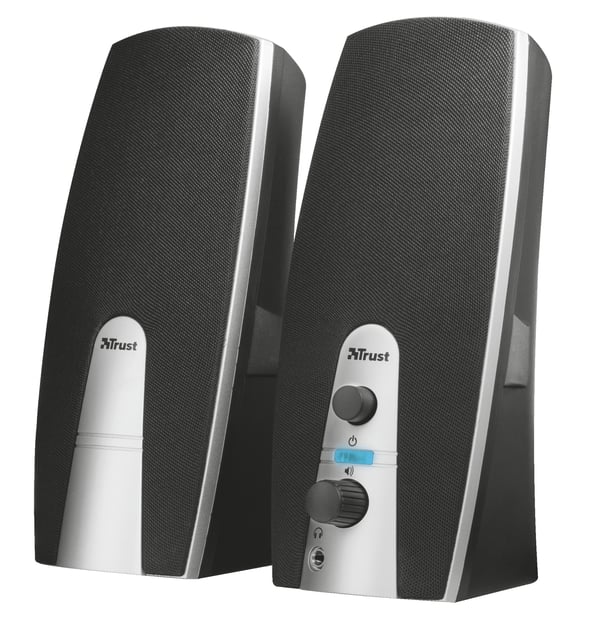 Trust MiLa 2.0 Speaker Set Svart, Silver Kabel 5 W