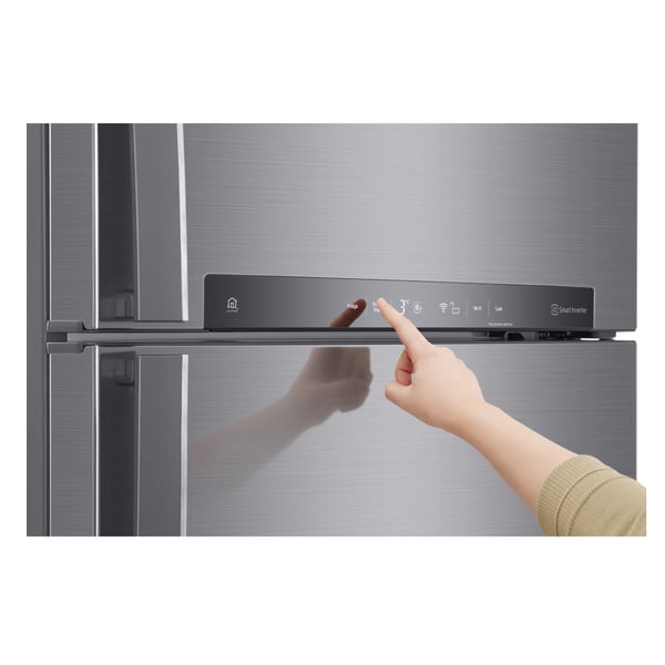 LG GTB744PZHED Fritstående 506 L Platin