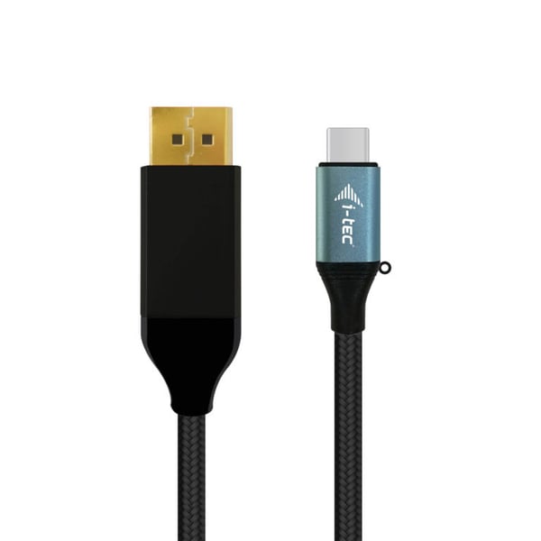 i-tec C31CBLDP60HZ videokaapeli-adapteri 1,5 m USB Type-C DisplayPort Musta
