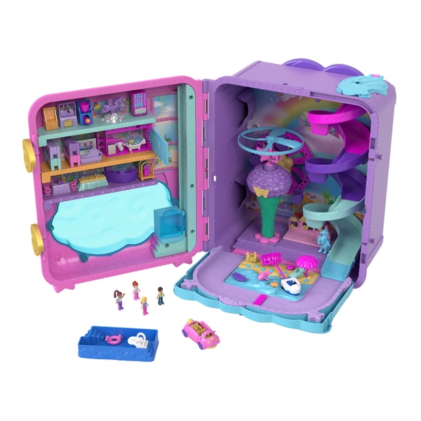 Polly Pocket Polly Pocket-dockor Pollyville Resort Roll Away-lekset