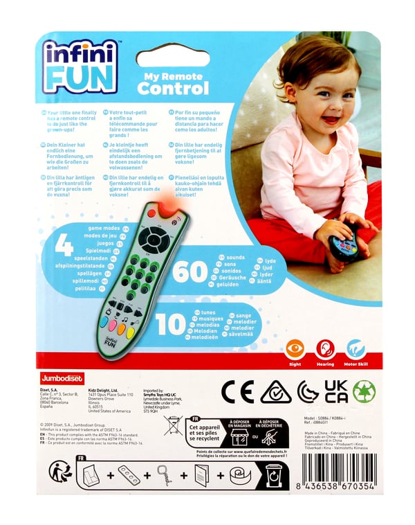 Jumbo InfiniFun I0884GI Infiny Fun remote