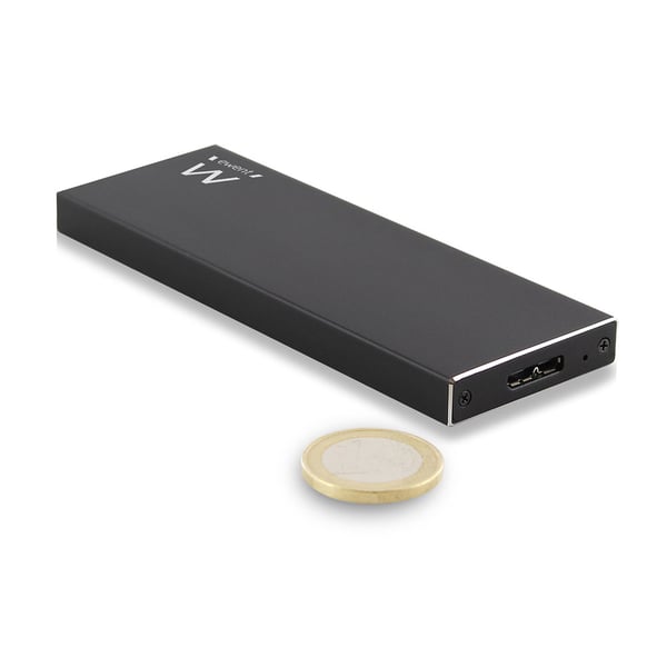 Ewent EW7023 Hölje för lagringsenheter SSD-inkapsling Svart M.2