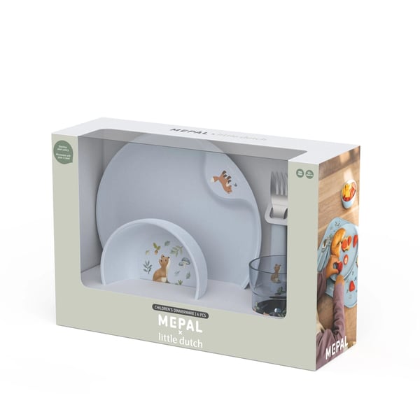Little Dutch 108041065408 taaperon astia Toddler dinner set