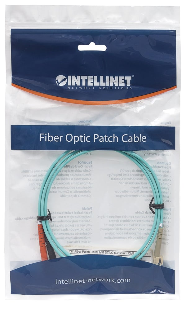 Intellinet 751131 InfiniBand og fiberoptisk kabel 5 m ST LC Turkisfarve