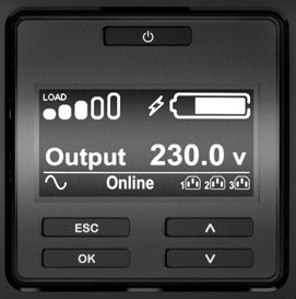APC SRT1000RMXLI-NC UPS-enhed Dobbeltkonvertering (online) 1 kVA 1000 W
