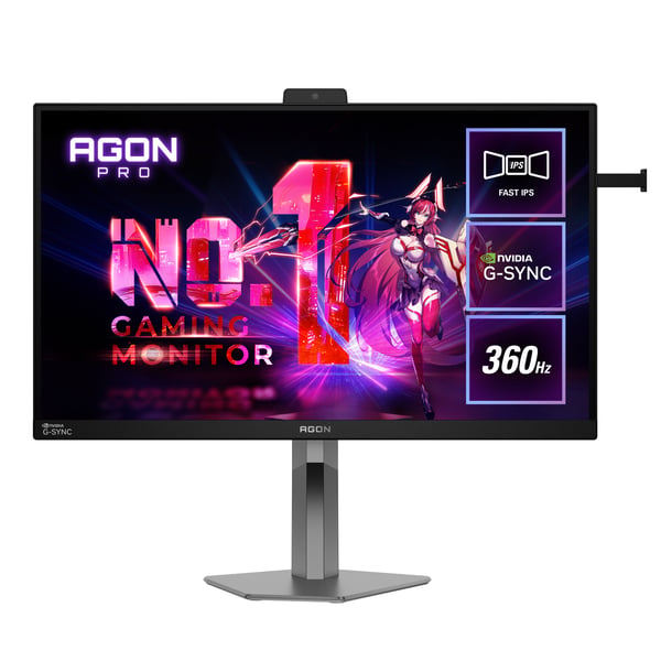 AOC AG276QSG2/75 tietokoneen litteä näyttö 68,6 cm (27") 2560 x 1440 pikseliä Musta, Harmaa AOC AG276QSG2/75 tietokoneen litteä näyttö 68,6 cm (27") 2560 x 1440 pikseliä Musta, Harmaa