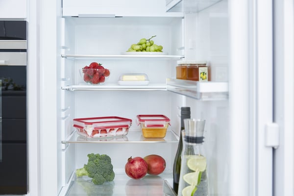 Tefal MasterSeal N10408 Rektangulär Låda 0,85 l Transparent, Röd 1 styck