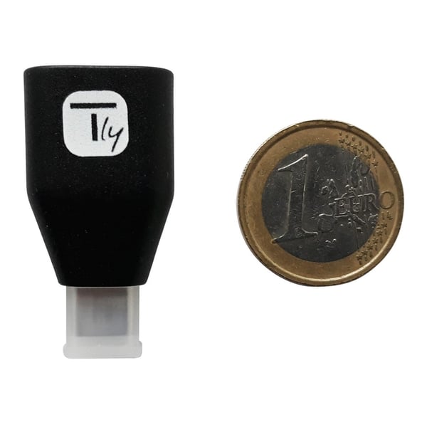 Techly IADAP-USB30-CMAFTY kabelomvandlare (hane/hona) USB A USB C Svart