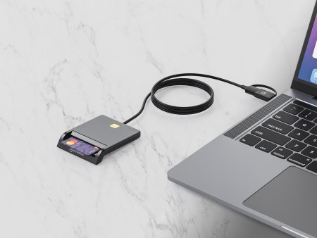 Manhattan 102759 älykortin lukijalaite USB USB A-tyyppi Musta